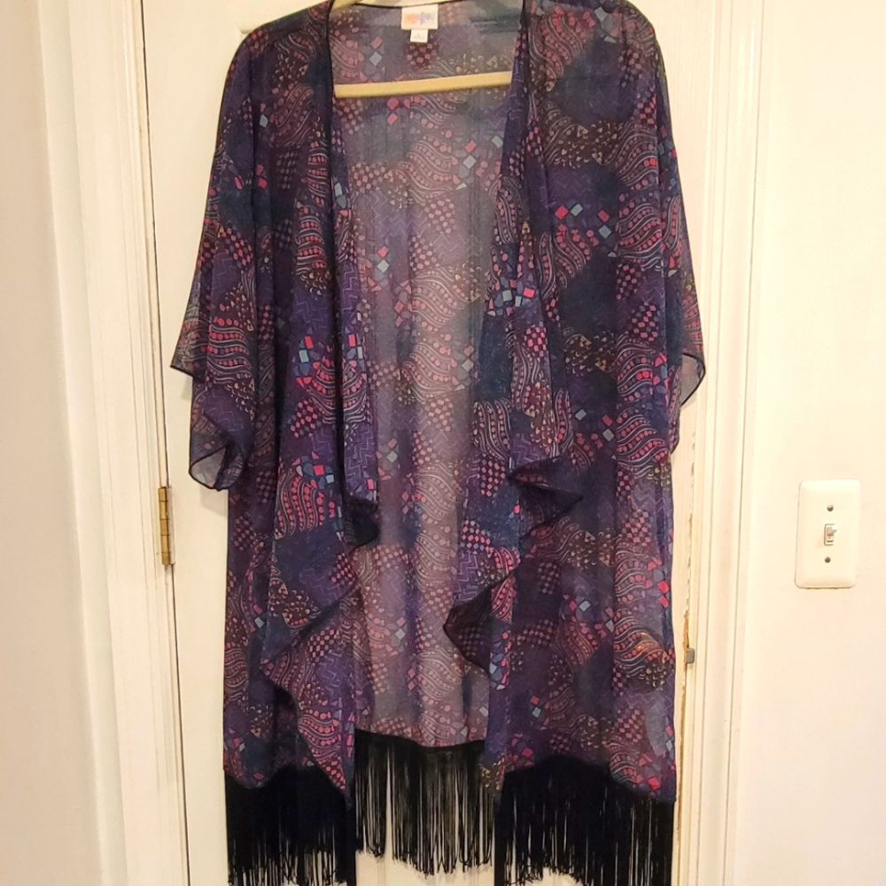LuLaRoe Lindsay Kimono Large